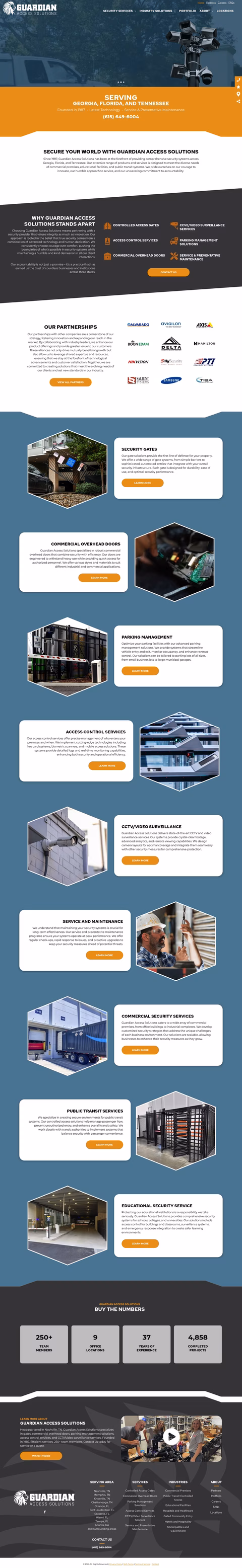 Guardian-Access-Systems Homepage 1440px