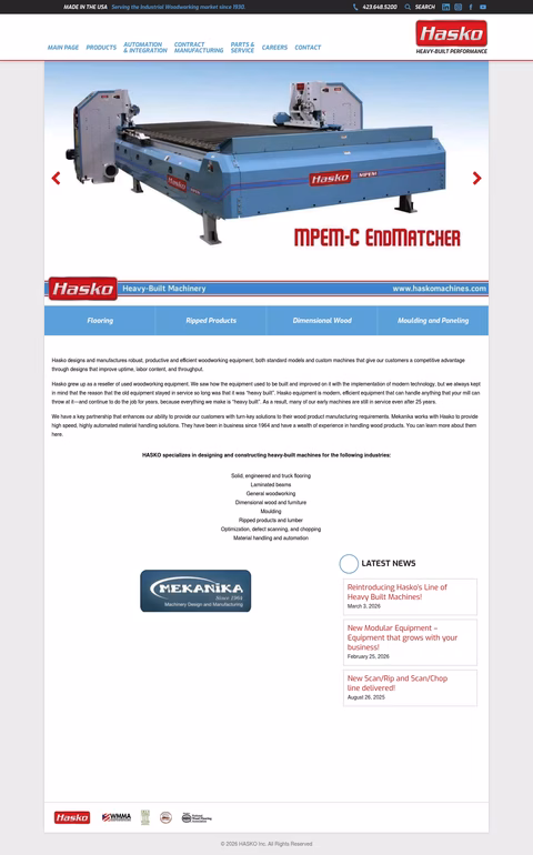 Hasko Homepage 1440px