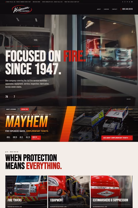 Heiman-Fire-Equipment Homepage 1440px