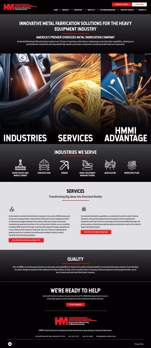 Horizontal-Machining-Manufacturing Homepage 1440px