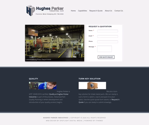Hughes-Parker-Industries Homepage 1440px