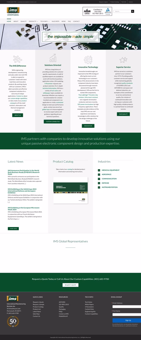 Ims-Resistors Homepage 1440px