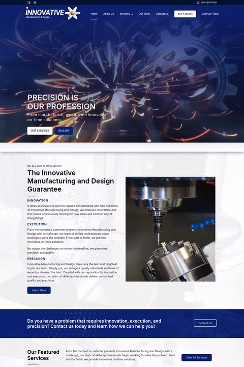 Innovative-Manufacturing-Design Homepage 1440px
