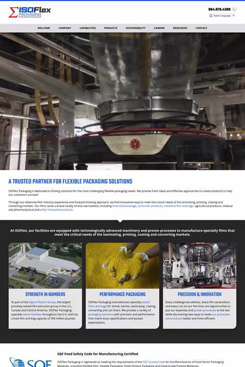 Isoflex-Packaging Homepage 1440px