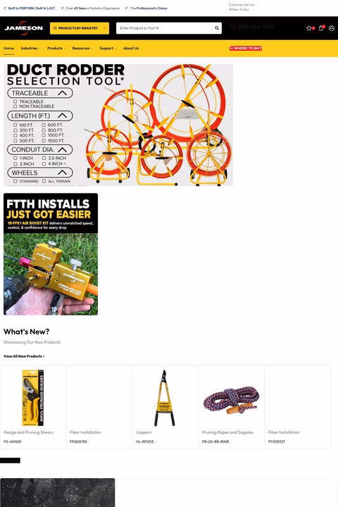 Jameson-Tools Homepage 1440px