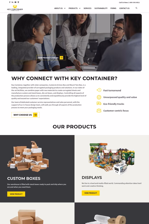 Key-Container Homepage 1440px