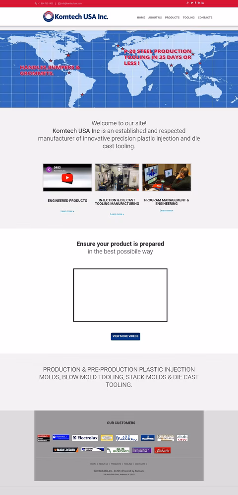 Komtech-Usa Homepage 1440px