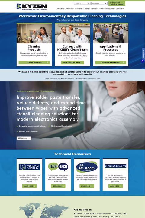 Kyzen Homepage 1440px