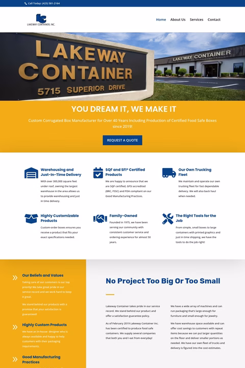 Lakeway-Container Homepage 1440px