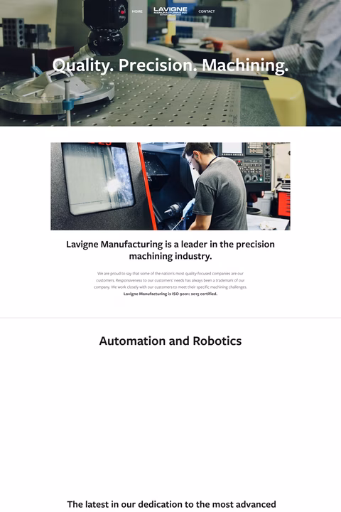 Lavigne-Manufacturing Homepage 1440px