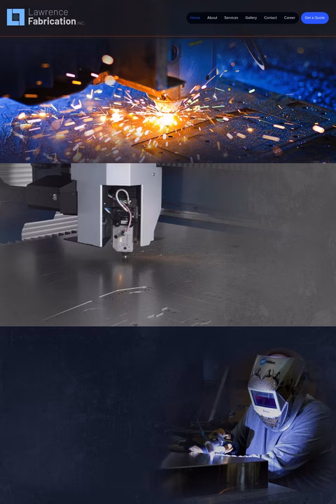 Lawrence-Fabrication Homepage 1440px
