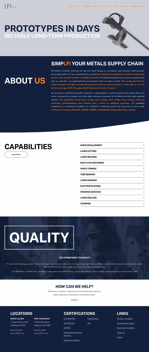 Lfi-Inc Homepage 1440px