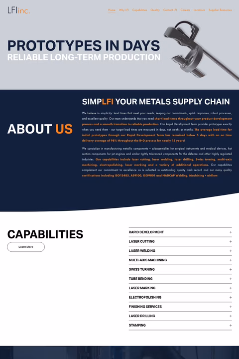 Lfi-Inc Homepage 1440px
