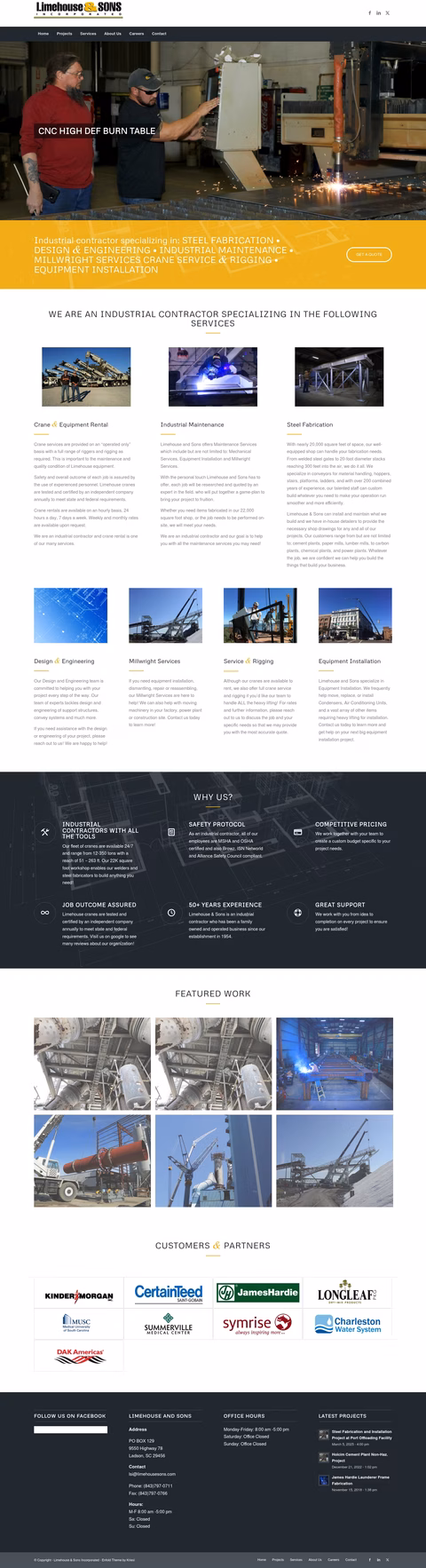 Limehouse-Sons Homepage 1440px