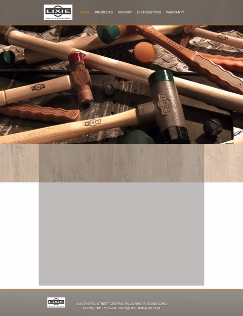 Lixie-Hammers Homepage 1440px