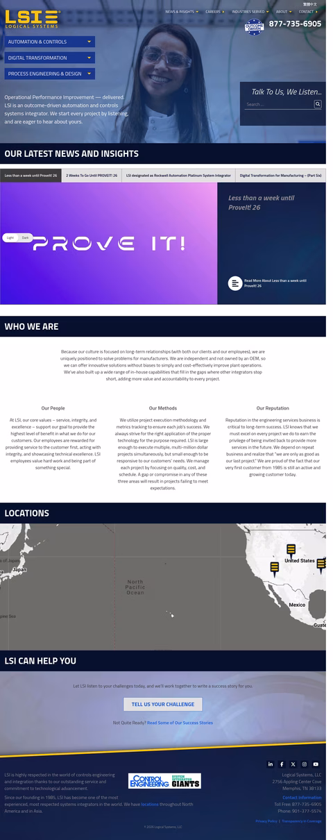 Logical-Systems-Inc Homepage 1440px