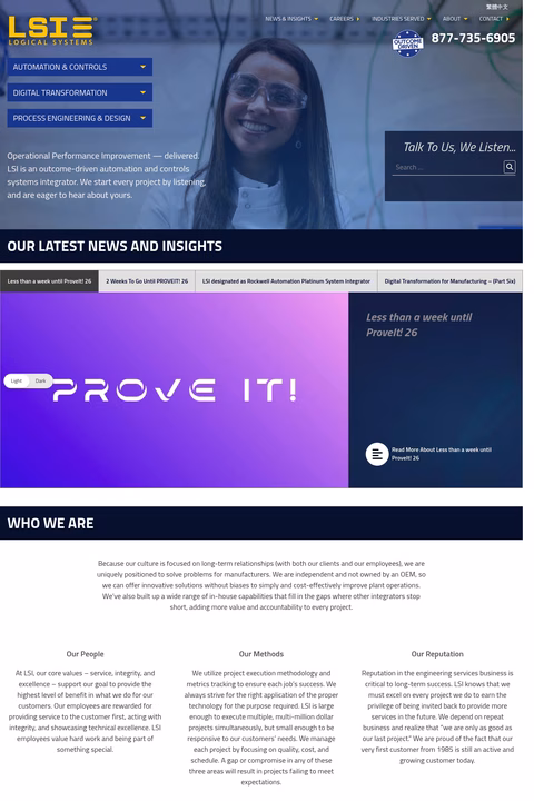 Logical-Systems-Inc Homepage 1440px