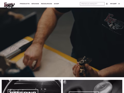 Lokar-Performance-Products Homepage 1440px