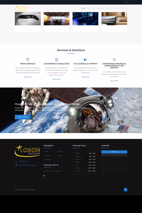 Loson-Solutions Homepage 1440px