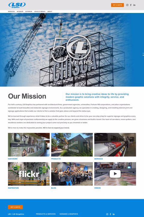 Lsi-Graphics Homepage 1440px