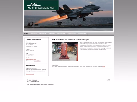 M-E-Industries Homepage 1440px