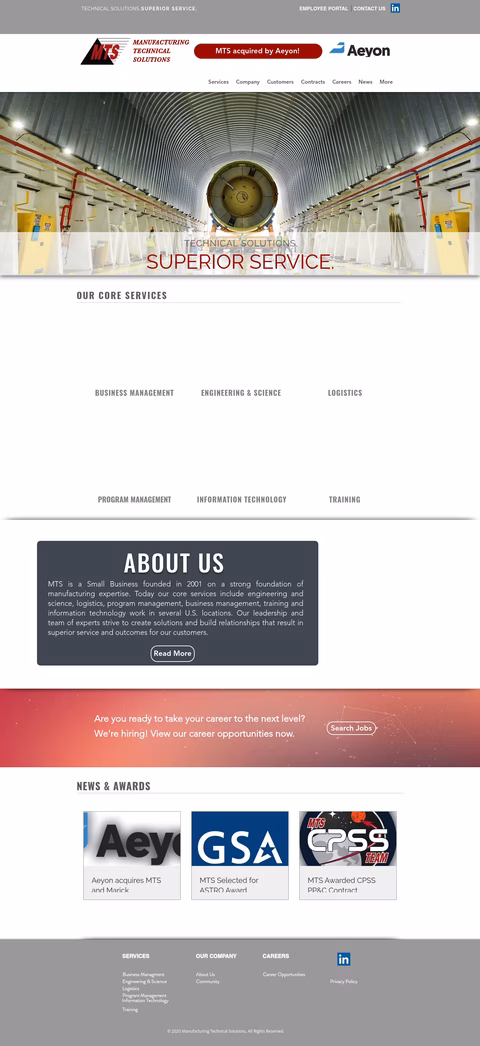 Manufacturing-Technical-Solutions Homepage 1440px