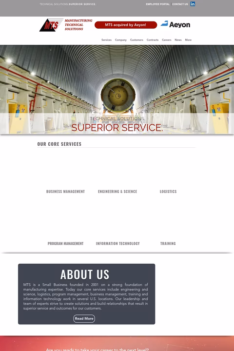 Manufacturing-Technical-Solutions Homepage 1440px