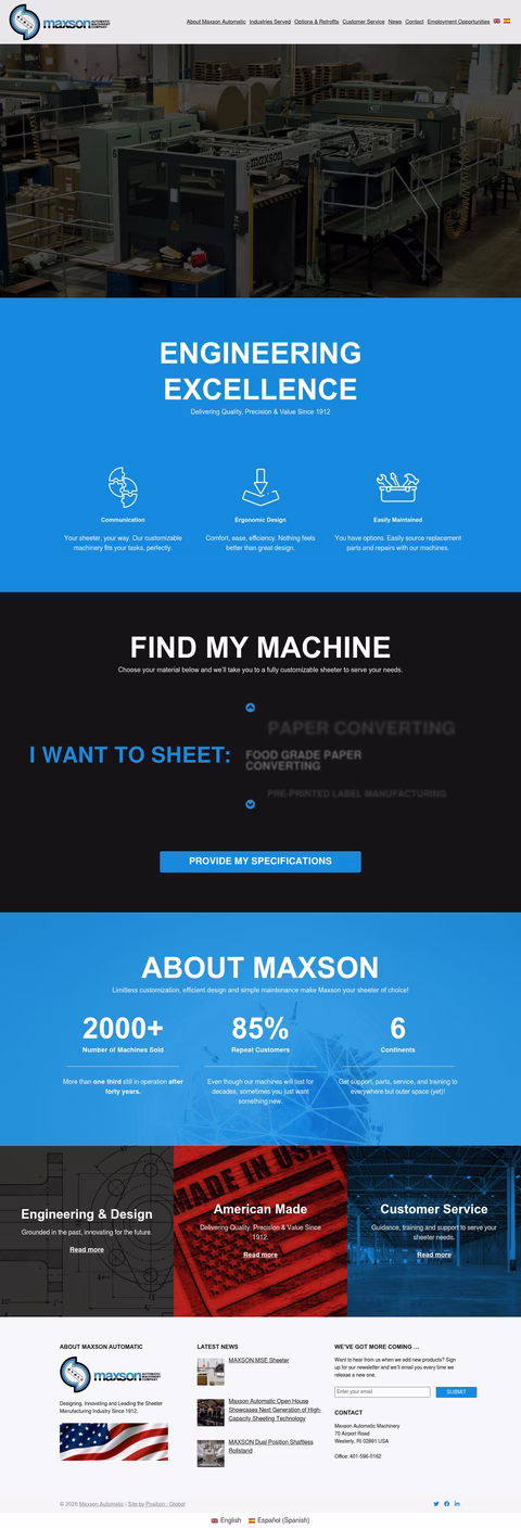 Maxson-Automatic-Machinery Homepage 1440px