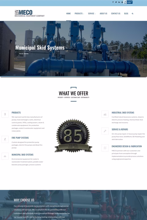 Mechanical-Equipment-Company Homepage 1440px