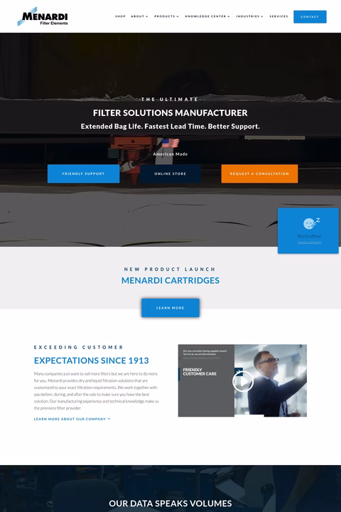 Menardi-Filter-Elements Homepage 1440px