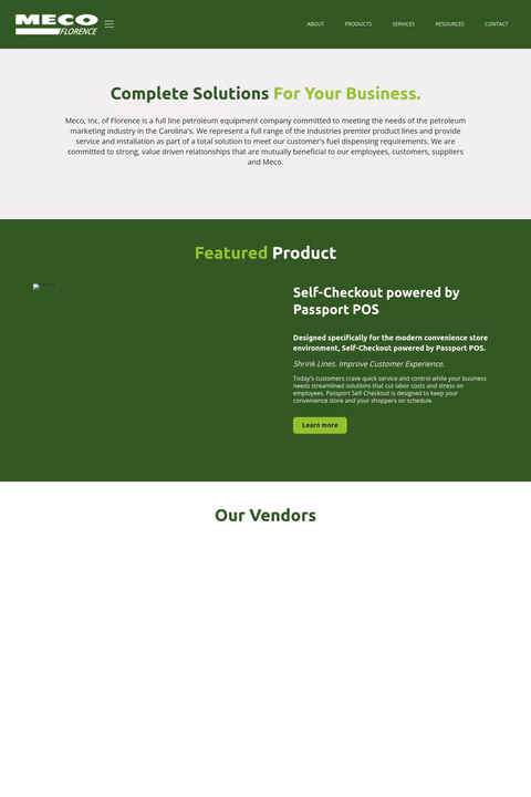 Meco-Of-Florence Homepage 1440px