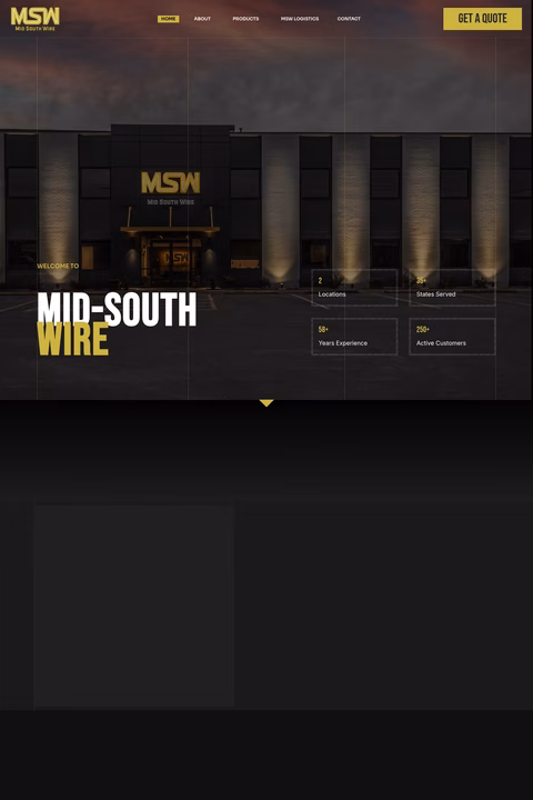 Mid-South-Wire Homepage 1440px