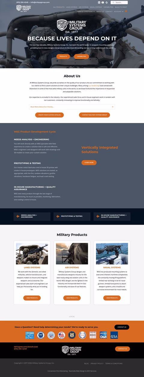 Military-Systems-Group Homepage 1440px