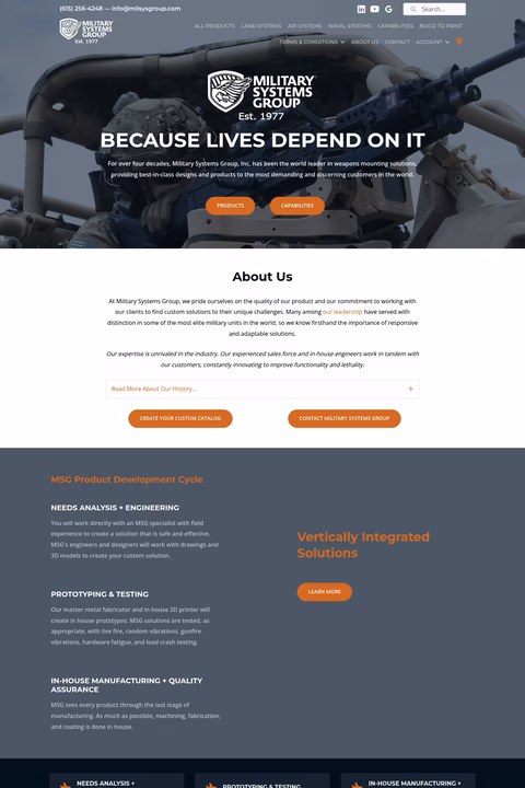 Military-Systems-Group Homepage 1440px