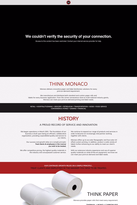 Monaco Homepage 1440px