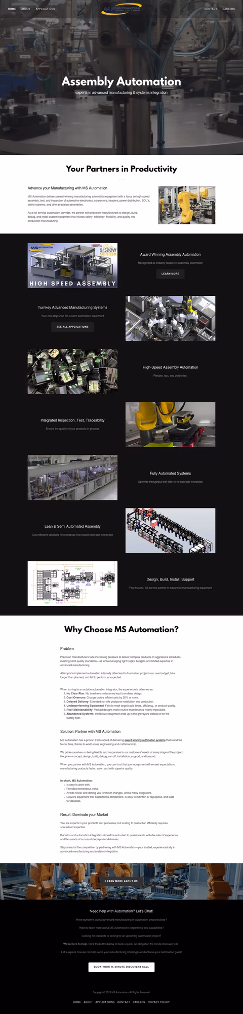 Ms-Automation Homepage 1440px