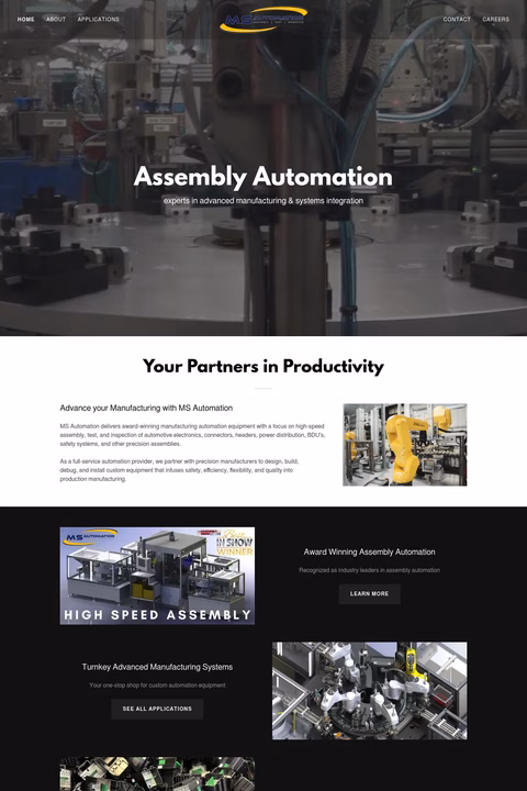 Ms-Automation Homepage 1440px