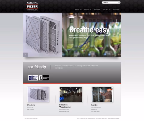 National-Filter-Solutions Homepage 1440px