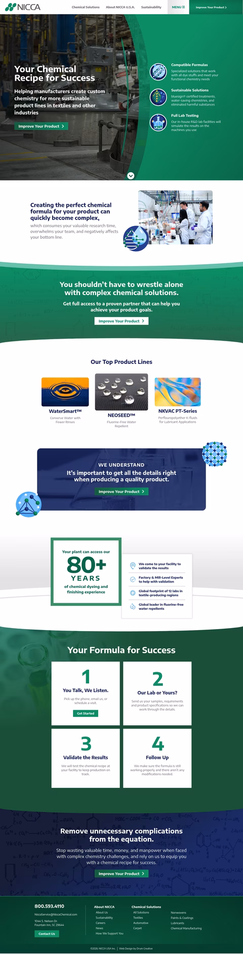 Nicca-Usa Homepage 1440px