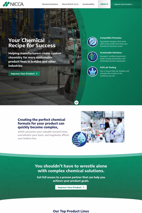 Nicca-Usa Homepage 1440px