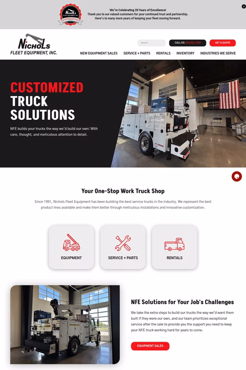 Nichols-Fleet-Equipment Homepage 1440px