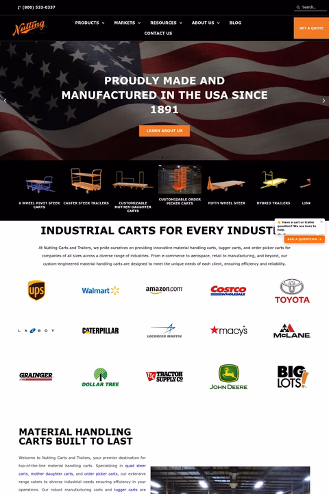 Nutting-Carts-Trailers Homepage 1440px