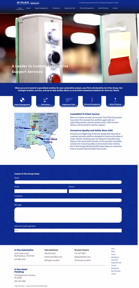 O-Flex-Group Homepage 1440px
