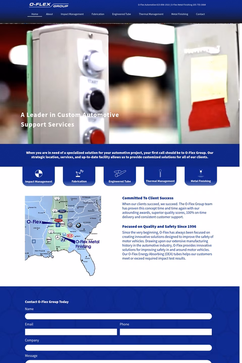 O-Flex-Group Homepage 1440px