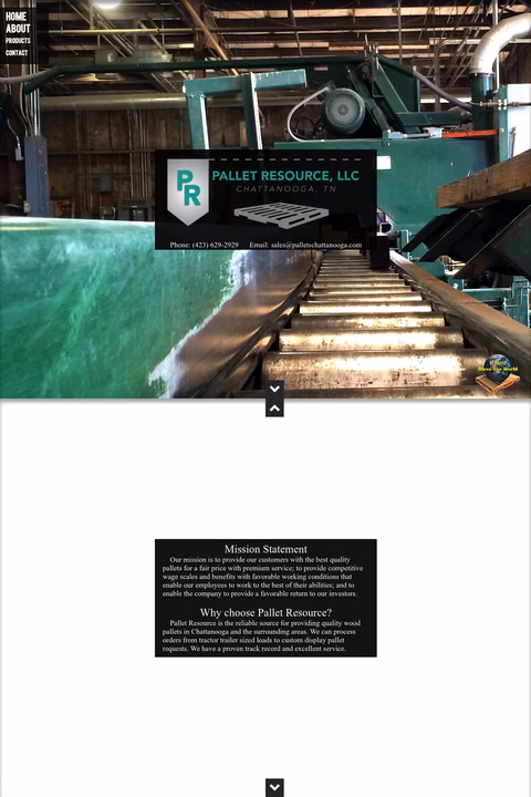 Pallet-Resource Homepage 1440px