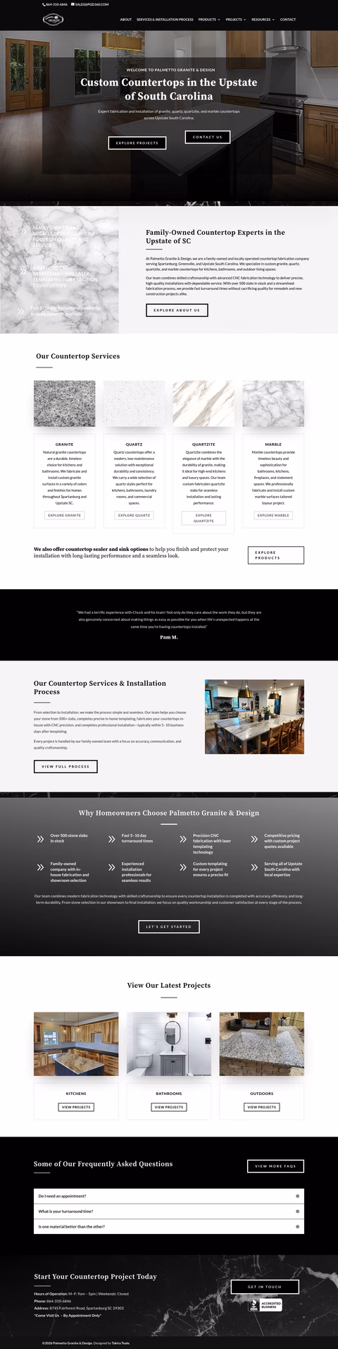 Palmetto-Granite-Design Homepage 1440px