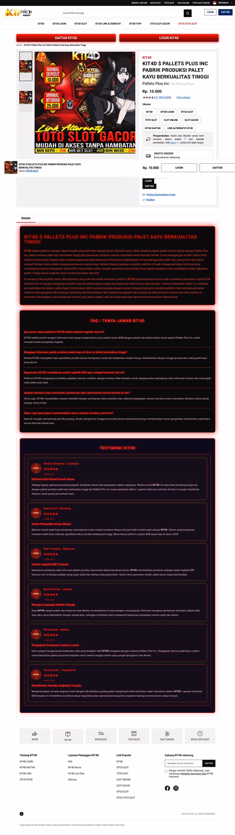 Pallets-Plus Homepage 1440px