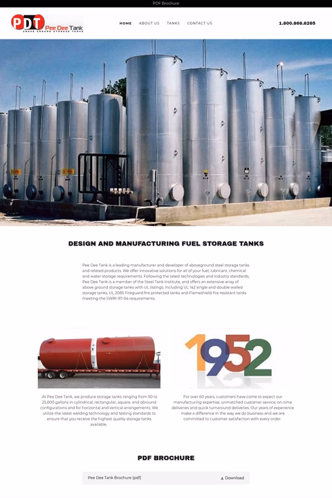 Pee-Dee-Tank Homepage 1440px