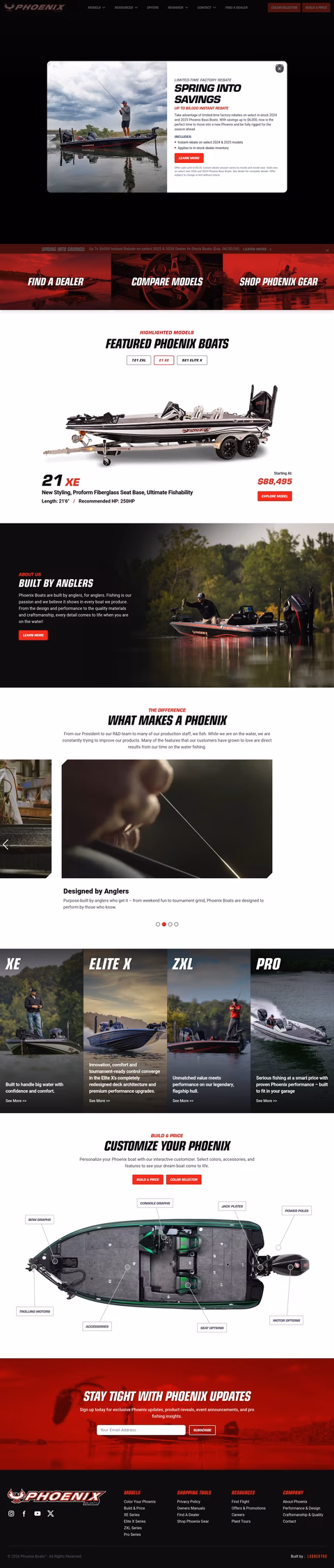 Phoenix-Boats Homepage 1440px