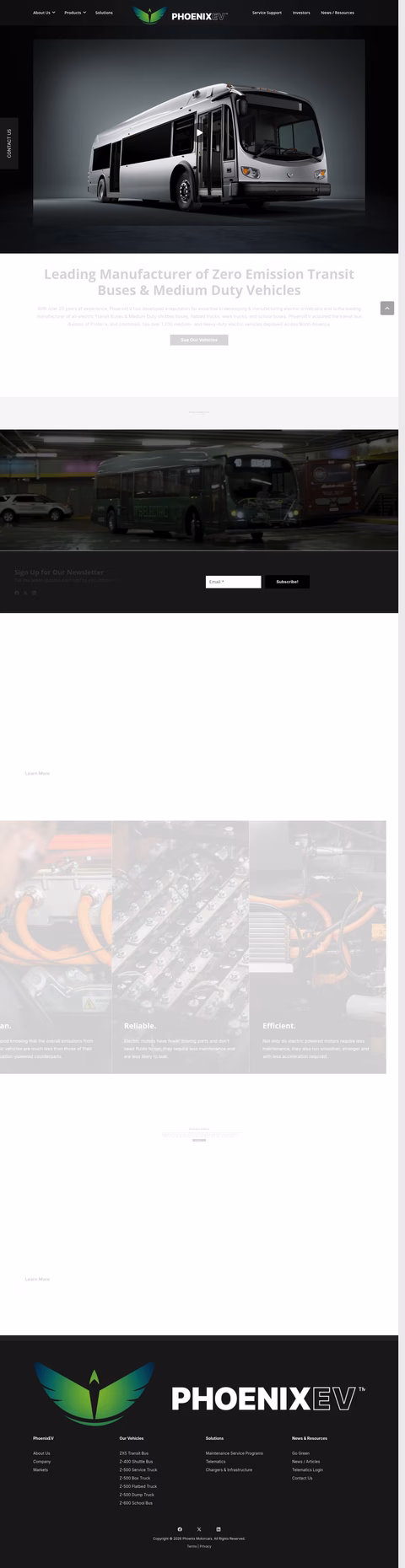 Phoenixev Homepage 1440px